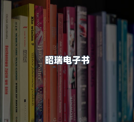 关于昭瑞电子书